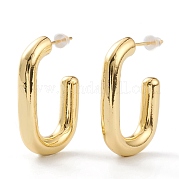 Серьги-кольца из латуни EJEW-A056-23G