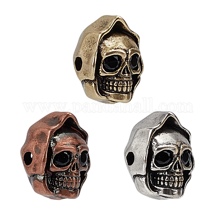 3шт 3 цвета латунные бусины FIND-FG0003-71-1