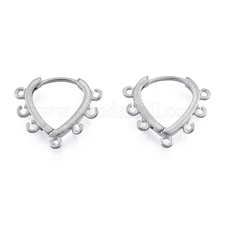 Фурнитура для сережек-колец из нержавеющей стали 304 STAS-N092-192-1