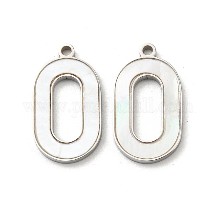 Подвески из нержавеющей стали 304 в форме ракушки STAS-L022-206P-1
