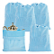 PH PandaHall 12x15 Inch Velvet Drawstring Bags, 5pcs Large Blue Jewelry Gift Bags Cloth Velvet Pouches Treat Bag Dust Bag Party Favor Bags Storage Bag Packing Bag for Wedding Halloween Christmas
