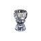 Round Glass Candle Holders, European Style Retro Candlesticks, Clear, 4.5x4x8cm