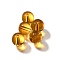 K9 Glass, Imitation Austrian Crystal Beads, Round, Goldenrod, 5.5x6mm, Hole: 1.2mm