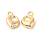 Brass Charms, Real 18K Gold Plated, Letter Q, 14x11x4.5mm, hole: 2.5mm