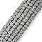 AB non-magnetic Synthetic Hematite Beads, Cube, Black, 4x4x4mm, Hole: 1mm, about 100pcs/strand, 15.75''(40cm)