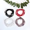 4Pcs 4 Colors Boho Adjustable Glass Seed Beaded Waist Chains Set for Women, Mixed Color, 1300mm, 1pc/color