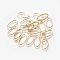 Brass Linking Rings, Oval, Golden, 16x8x1mm