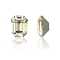 Preciosa® MAXIMA Crystal Fancy Stones, Czech Crystal, 435 34 222 Octagon, Dura Foiling, 00030 235 Honey, 8x6mm