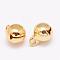 Brass Small Bell Charms, Cadmium Free & Nickel Free & Lead Free, Real 18K Gold Plated, 11x8mm, Hole: 2mm