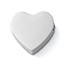 Non-Tarnish 304 Stainless Steel Laser Cut Beads, Heart, Stainless Steel Color, 7.5x8x3mm, Hole: 2mm