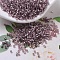 MIYUKI Delica Beads, Cylinder, Japanese Seed Beads, 11/0, (DB0146) Silver Lined Smoky Amethyst, 1.3x1.6mm, Hole: 0.8mm, about 2000pcs/10g