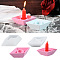 DIY Candle Making, Resin Casting Molds, For UV Resin, Epoxy Resin Craft Making, White, White, 100x65x38mm