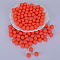 Round Silicone Focal Beads, Light Salmon, 15mm, Hole: 2mm