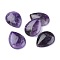 Natural Amethyst Cabochons, Teardrop, 40x30x8mm