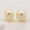 ABS Plastic Imitation Pearl Round Beads, White, 4mm, Hole: 1.5mm, about 17000pcs/500g