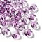 Baking Painted Transparent Glass Beads, Rondelle, Medium Orchid, 8x5mm, Hole: 1.5mm, 2083pcs/1000g