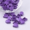 Spray Painted Alloy Multi-Strand Links, for Tile Elastic Bracelets Making, Arrow, Medium Purple, 12x8x4mm, Hole: 1mm