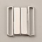 Alloy Bikini Clips, Bra Clasp Replacement Part, Lingerie Front Closure, Platinum, 28x25x2.5mm, Inner Diameter: 25x3mm