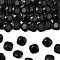 Preciosa® MAXIMA Crystal Fancy Stones, Czech Crystal, 435 36 132 Cushion Square, Unfoiled, 23980 Jet, 10x10mm
