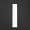 Paper Necklace Display Cards, Rectangle, White, 19.5x4x0.06cm