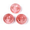 Cherry Quartz Glass Pendants, Donut, 18~18.5x7~8.5mm, Hole: 2~2.5mm