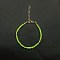 New Chinese Style Polymer Clay Heshi Beaded Bracelets, Hand Decoration Trendy for Women, Green Yellow, Golden
