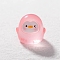 Luminous Resin Penguin Miniature Ornaments, for Garden Dollhouse Accessories, Glow in the Dark, Pink, 26x24mm
