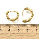 Серьги-кольца из нержавеющей стали 304 для женщин EJEW-C096-46G-3