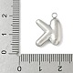 Подвески с инициалами из нержавеющей стали 304 STAS-S186-12K-P-3