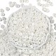 Непрозрачные цвета блестящие стеклянные бусины X1-SEED-P008-01C-07-3