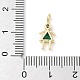 Латунные микро проложить кубического циркония подвески ZIRC-I356-17G-B09-3