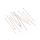 Латунные шпильки с плоской головкой X-KK-WH0058-03D-RG-3