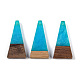 Подвески из смолы и дерева WOOD-F015-03D-1