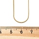 Ожерелья из змеиных цепей из нержавеющей стали 304 X-STAS-F094-24G-4