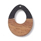 Подвески из перламутровой смолы и орехового дерева WOOD-C016-01E-3