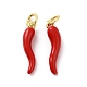 Подвески из латуни с покрытием из эмали X-KK-C008-20G-04-1