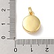 Стойка из латуни с подвесками из синтетического опала KK-S370-06G-03-3