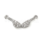 Латунные микро проложить кубического циркония подвески KK-H455-18P