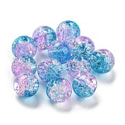 Прозрачные стеклянные бусины с кракелем GLAA-L046-01B-34
