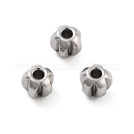 Бусины из нержавеющей стали 202 STAS-U012-04A-P-1