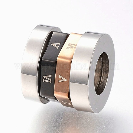 Подвески из нержавеющей стали 304 с кубическим цирконием STAS-F168-57RGB-1