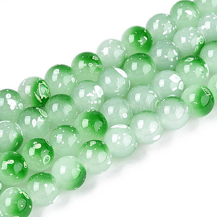 Выпечка краска бисер пряди DGLA-N015-8mm-09-1