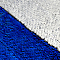 Polyester Sequin Fabric, for Clothing Accessories, Blue, 145x50x0.05cm