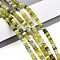 Natural Xiuyan Jade Beads Strands, Rondelle, 4~4.5x2~2.5mm, Hole: 0.7mm, about 151~152pcs/strand, 15.16~15.35''(38.5~39cm)