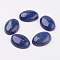 Natural Lapis Lazuli Flat Back Cabochons, Dyed, Oval, 40x30x8.5mm