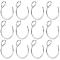 30Pcs 304 Stainless Steel Clip on Nose Ring Findings, Nose Cuff Non Piercing Jewelry, Stainless Steel Color, 10x9.5x4mm, Hole: 2mm