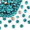 Preciosa® MAXIMA Crystal Round Stones, Czech Crystal, Dura Foiling, Round(431 11 615 Chaton), 60230 Blue Zircon, SS29(6.15~6.35mm)
