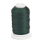 Waxed Polyester Cord, Flat, Dark Green, 1mm, about 76.55 yards(70m)/roll