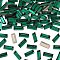 Preciosa® MAXIMA Crystal Fancy Stones, Czech Crystal, 435 26 212 Baguette, Dura Foiling, 50730 Emerald, 7x3mm