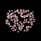 Natural Rose Quartz Chip Beads, No Hole/Undrilled, 3~7x2~6x1.5~5mm, about 11200pcs/1000g